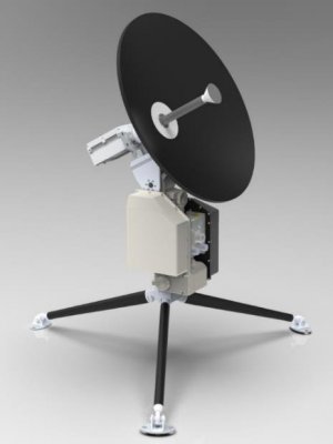 0.5m KU/KA auto flyaway antenna