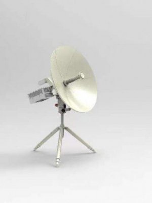 0.6m Ku/KA band manual flyaway antenna